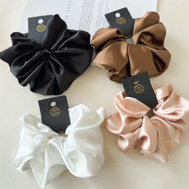 Purple Satin Scrunchie Set Hair Accessories Purple Satin Scrunchie Set Hair Accessories KDBazar