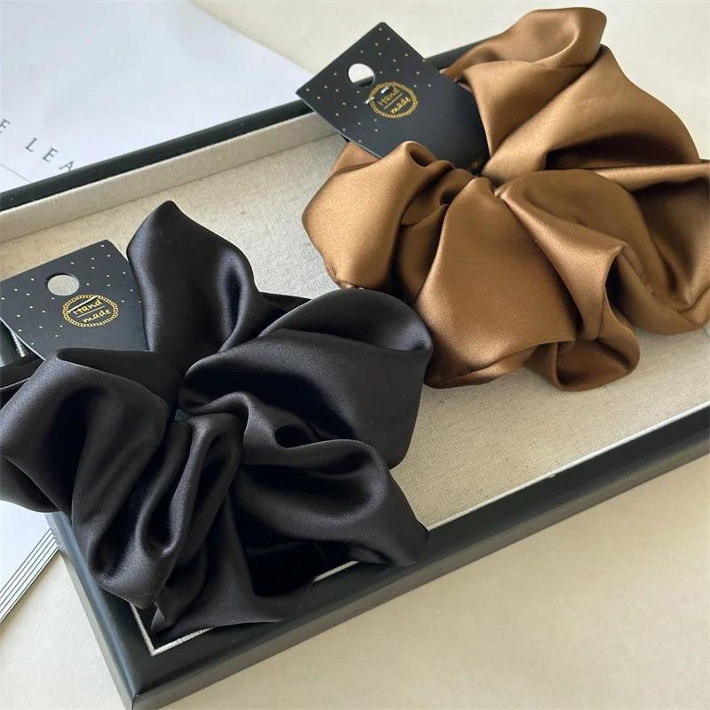 Purple Satin Scrunchie Set Hair Accessories Purple Satin Scrunchie Set Hair Accessories KDBazar