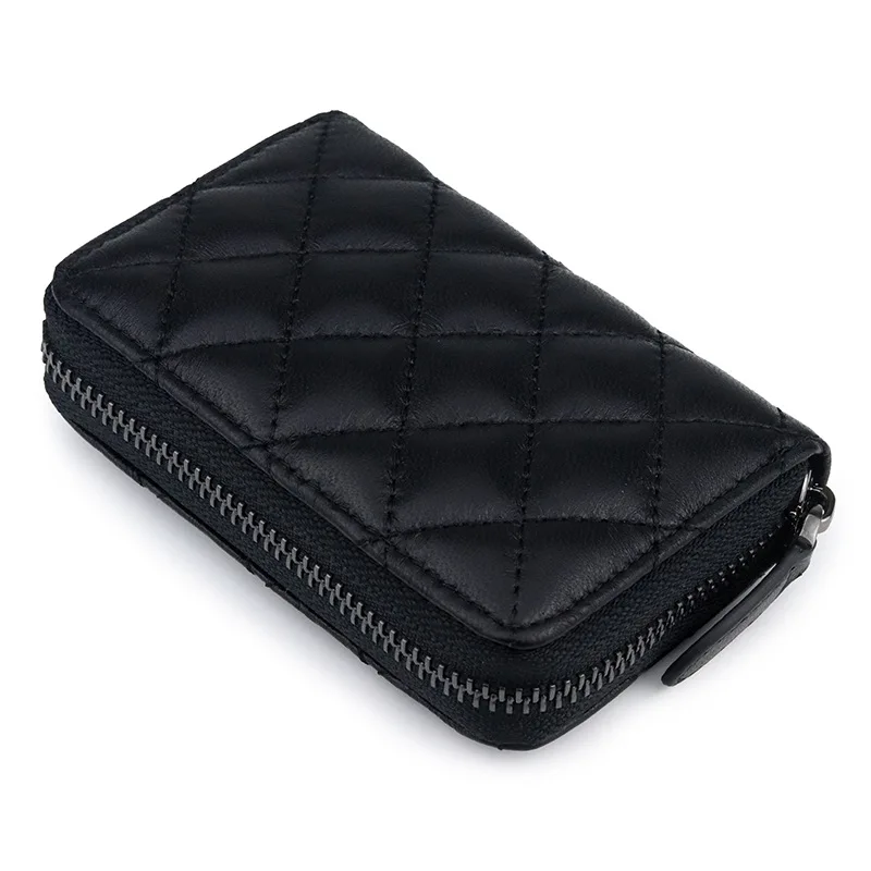 Quilted Leather Coin Purse for Women Bags & Accessories Wallets & Coin Purses Quilted Leather Coin Purse for Women Bags & Accessories Wallets & Coin Purses KDBazar