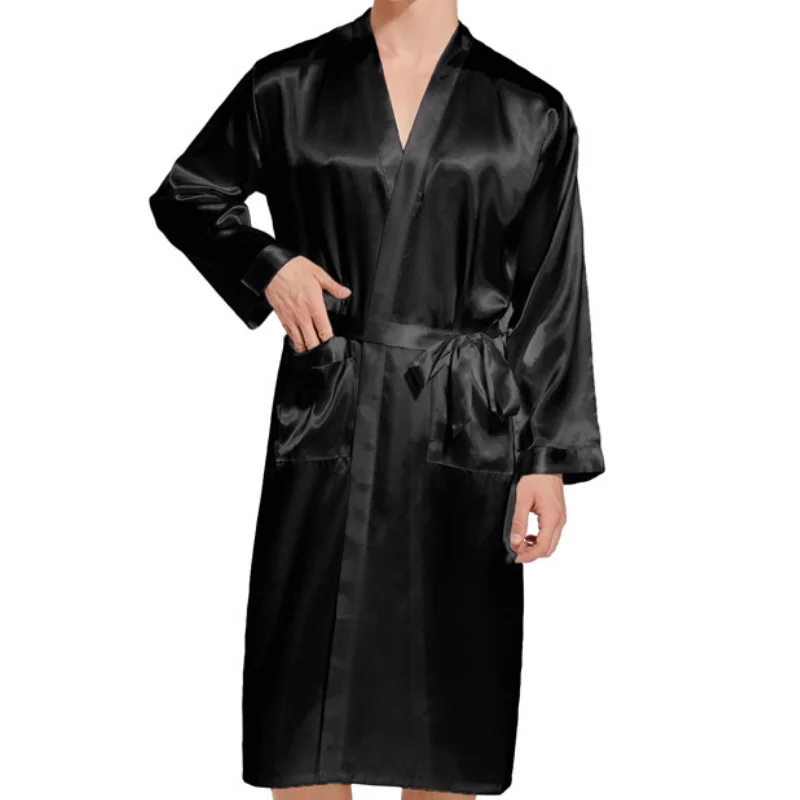Satin Robe for Men Robes Satin Robe for Men Robes KDBazar