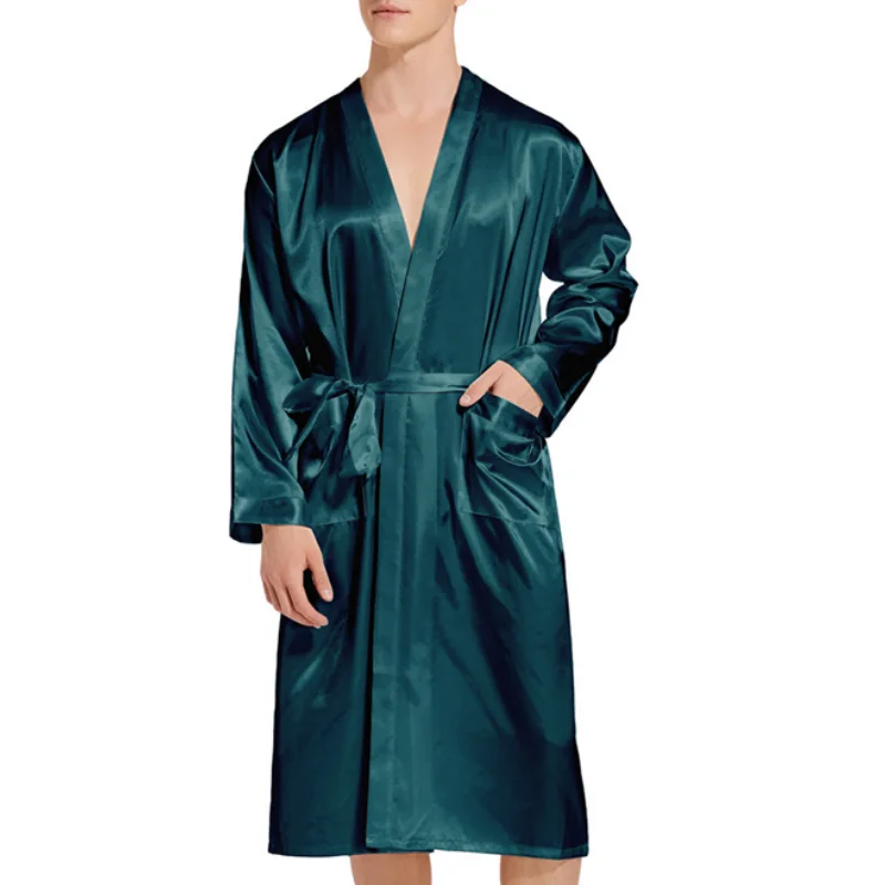 Satin Robe for Men Robes Satin Robe for Men Robes KDBazar