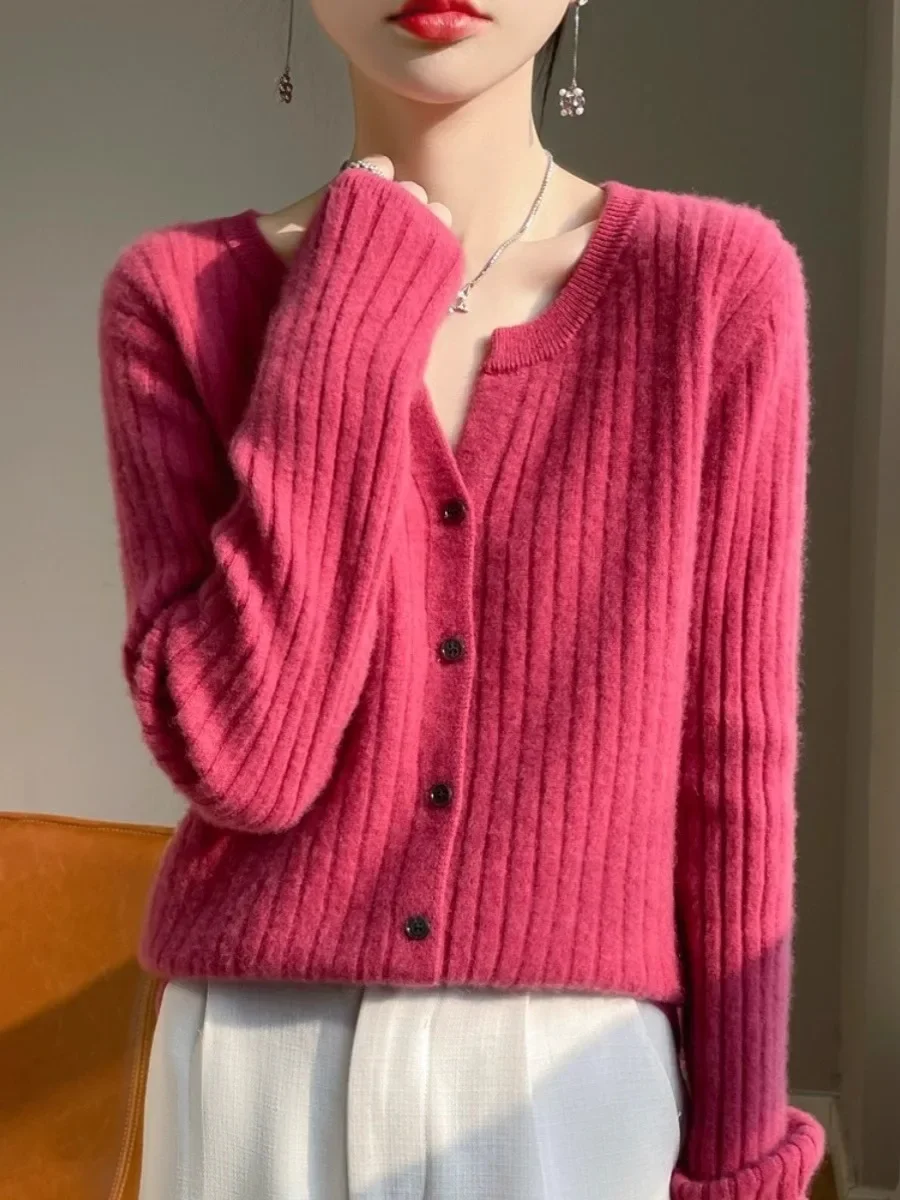 Single Breasted Knit Cardigan for Women Cardigans Single Breasted Knit Cardigan for Women Cardigans KDBazar