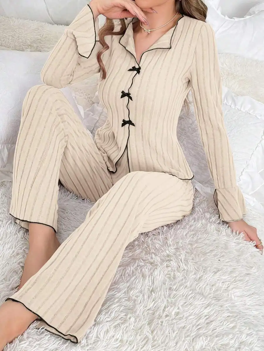 Sleepwear Women Pajama Set Woman Women’s Home Clothes Trousers Sets Women’s Pajamas Summer Pijama Wear Long Sleeve Sleep Lounge Clothing & Accessories Pajama Sets Sleepwear & Loungewear Women’s Fashion Sleepwear Women Pajama Set Woman Women's Home Clothes Trousers Sets Women's Pajamas Summer Pijama Wear Long Sleeve Sleep Lounge Clothing & Accessories Pajama Sets Sleepwear & Loungewear Women's Fashion KDBazar