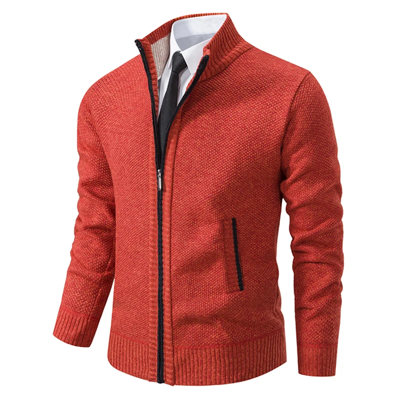 Solid Stand Collar Fleece Cardigan Coat for Men Cotton Coat Men’s Coats & Jackets Men’s Fashion Solid Stand Collar Fleece Cardigan Coat for Men Cotton Coat Men's Coats & Jackets Men's Fashion KDBazar