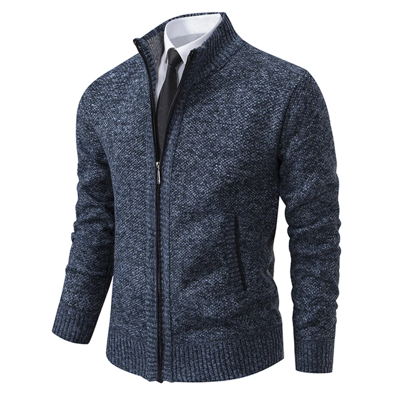 Solid Stand Collar Fleece Cardigan Coat for Men Cotton Coat Men’s Coats & Jackets Men’s Fashion Solid Stand Collar Fleece Cardigan Coat for Men Cotton Coat Men's Coats & Jackets Men's Fashion KDBazar