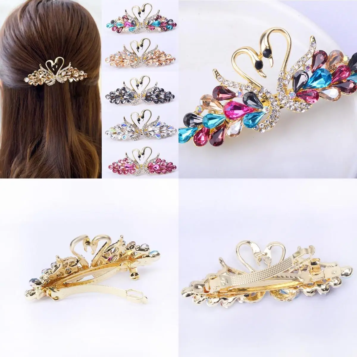 Sparkly Diamond Swan Barrettes Stylish Barrette Hair Clip Hair Clip Hair Clip Pony Tail Clip Head Top Clip Clothing & Accessories Hair Accessories Women’s Fashion Sparkly Diamond Swan Barrettes Stylish Barrette Hair Clip Hair Clip Hair Clip Pony Tail Clip Head Top Clip Clothing & Accessories Hair Accessories Women's Fashion KDBazar
