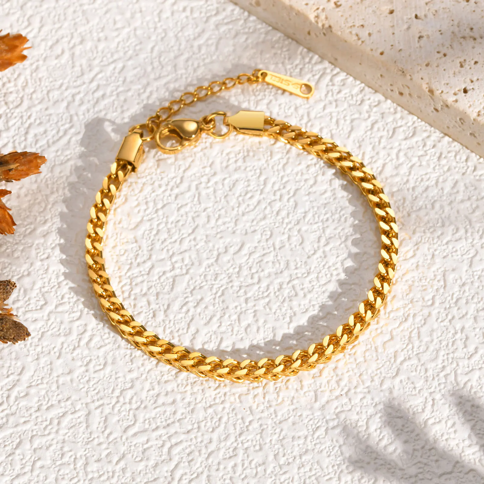 Square Keel Chain Bracelet for Women,Stainless Steel Gold Color Punk Bracelets,Fashion Jewelry Gift Bracelets and Bangles Jewelry & Watches Square Keel Chain Bracelet for Women,Stainless Steel Gold Color Punk Bracelets,Fashion Jewelry Gift Bracelets and Bangles Jewelry & Watches KDBazar