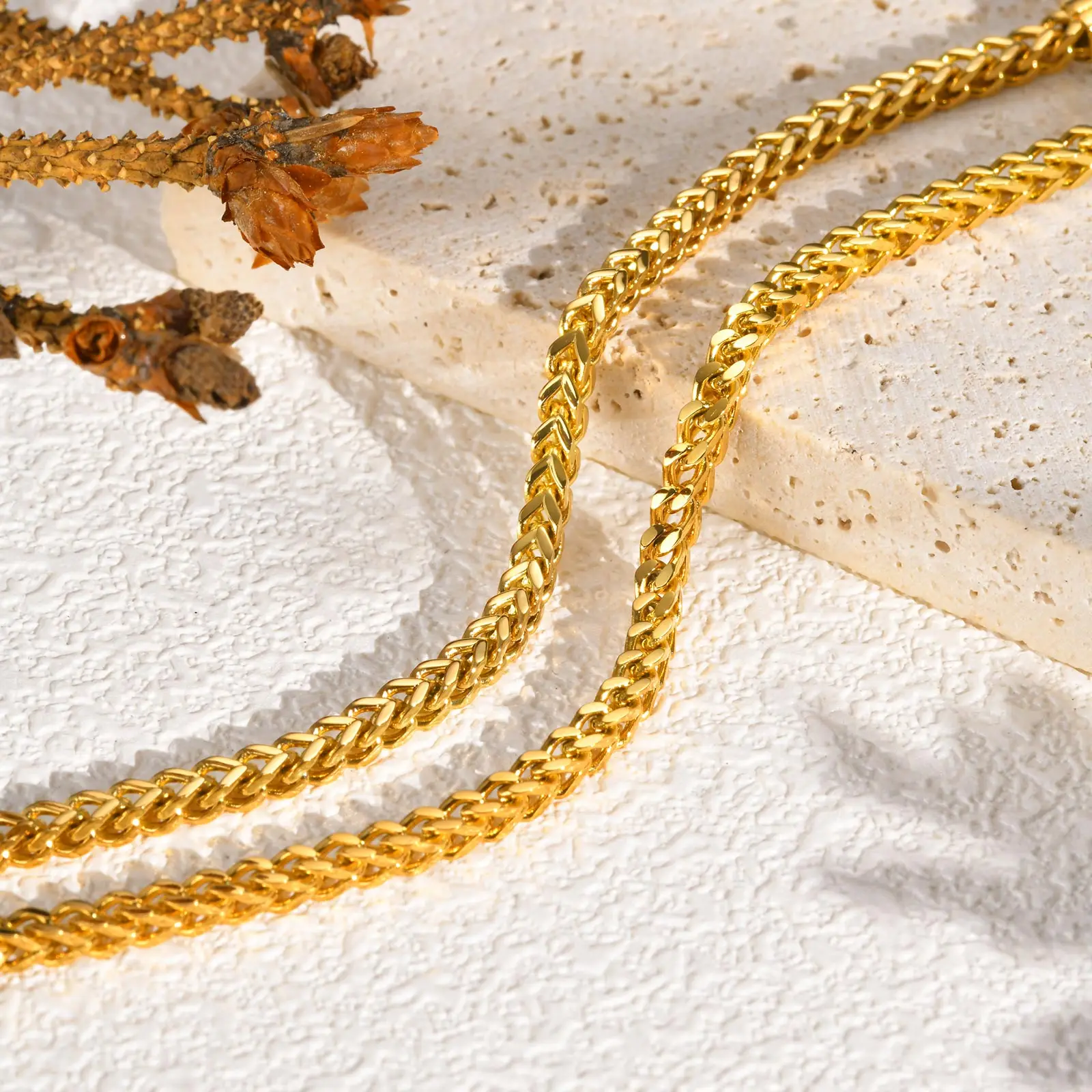 Square Keel Chain Bracelet for Women,Stainless Steel Gold Color Punk Bracelets,Fashion Jewelry Gift Bracelets and Bangles Jewelry & Watches Square Keel Chain Bracelet for Women,Stainless Steel Gold Color Punk Bracelets,Fashion Jewelry Gift Bracelets and Bangles Jewelry & Watches KDBazar