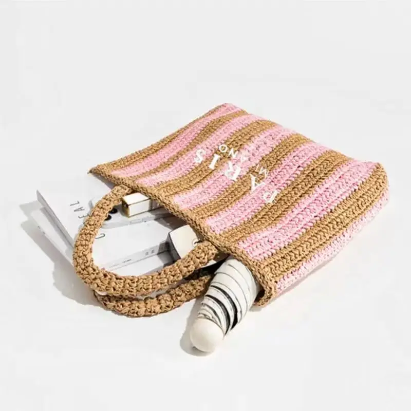 Straw Beach Tote Bag for Women Gifts Straw Beach Tote Bag for Women Gifts KDBazar