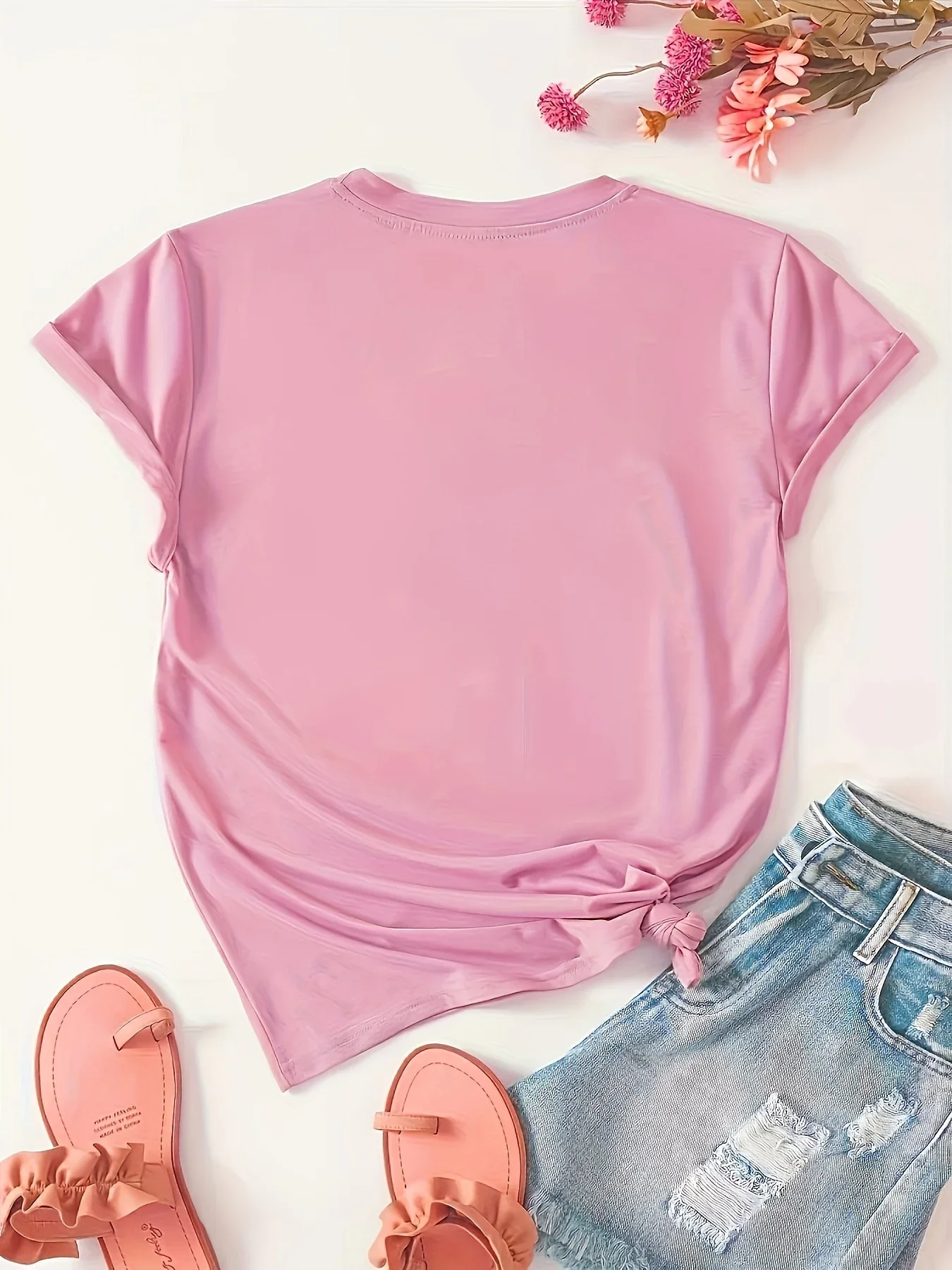 Stylish Women’s Short Sleeve Casual Round Neck Summer Sporty Style Versatile Top with Print Soft Fabric Breathable Moisture Women Clothing Fashion Women’s Fashion Women’s T-Shirts Stylish Women's Short Sleeve Casual Round Neck Summer Sporty Style Versatile Top with Print Soft Fabric Breathable Moisture Women Clothing Fashion Women's Fashion Women's T-Shirts KDBazar