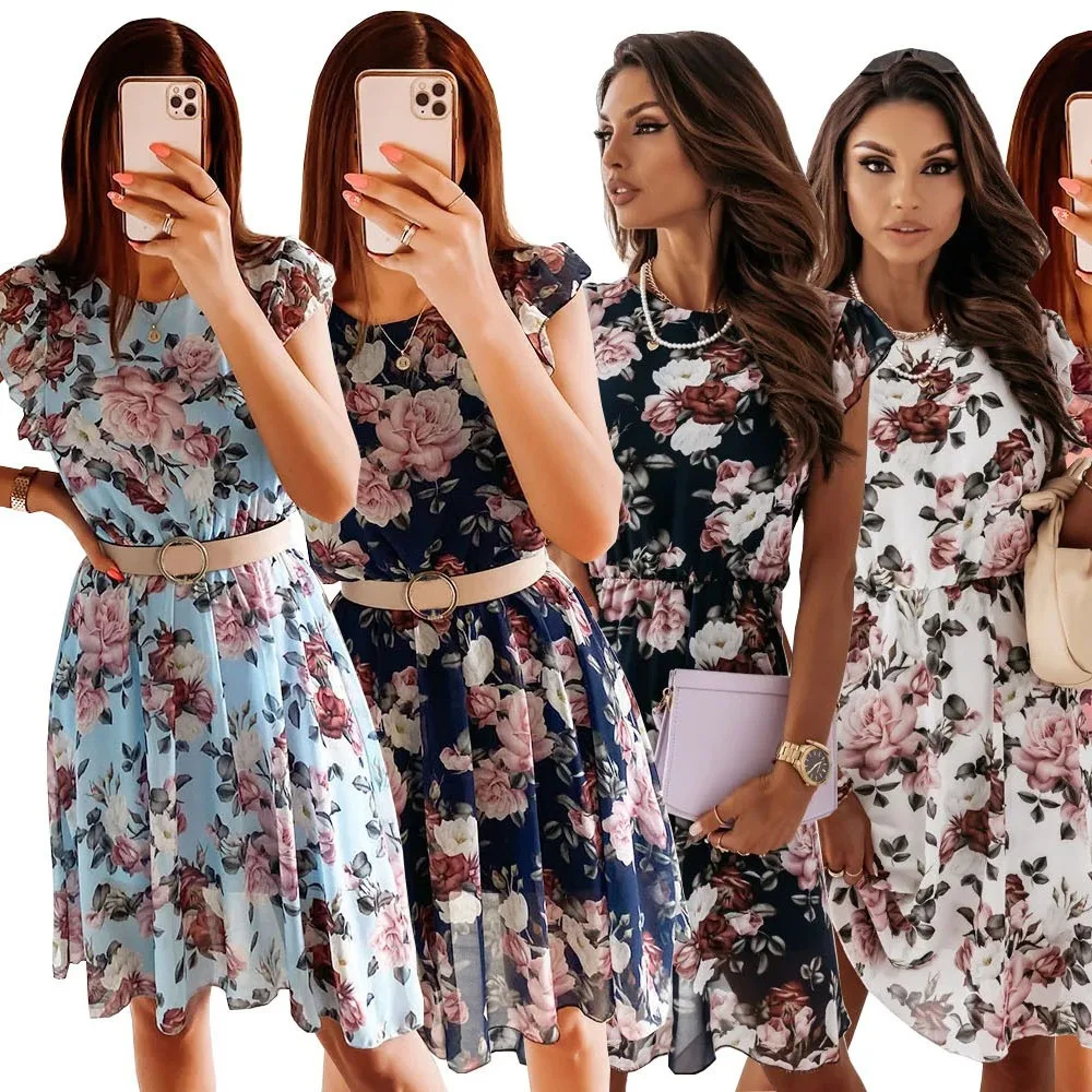 Summer Fashion Floral Printed Long Dress Ladies Sleeveless Elastic Waist Beach Dress 2025 Women V-Neck Pleated Chiffon Cover-Ups Men’s Fashion Waist Bags Summer Fashion Floral Printed Long Dress Ladies Sleeveless Elastic Waist Beach Dress 2025 Women V-Neck Pleated Chiffon Cover-Ups Men's Fashion Waist Bags KDBazar