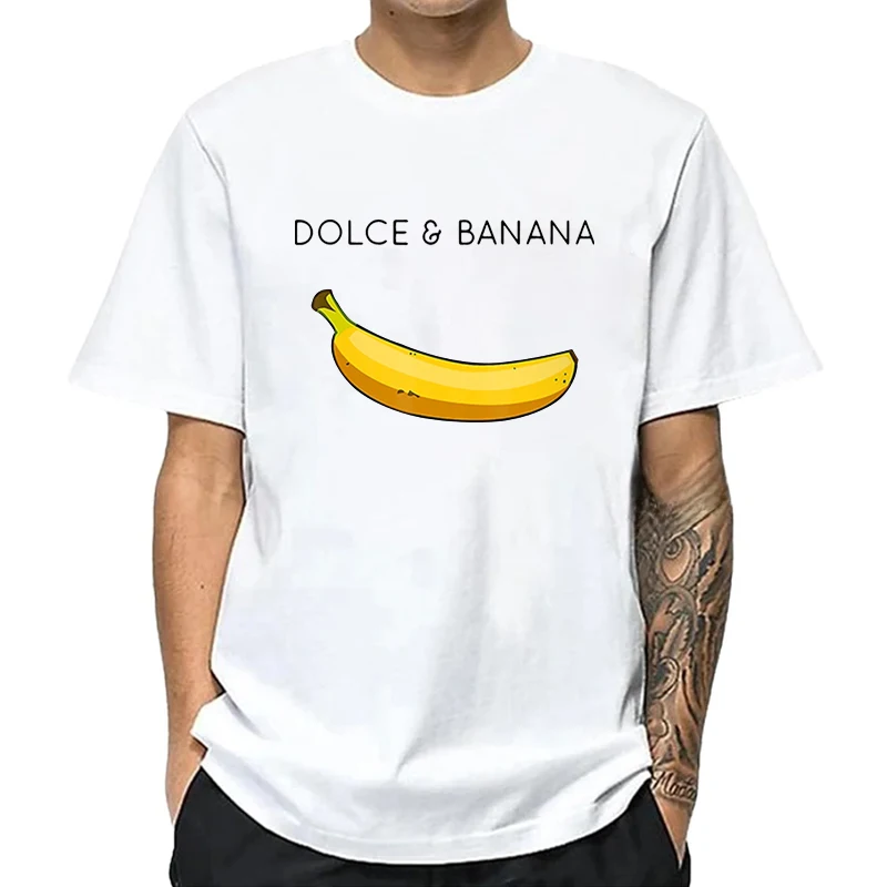 Summer Men T-shirt High Quality Cotton Blend Funny Banana Printing Loose O-neck Men Short Sleeve Casual For Male T-shirt Top Tee Men’s Clothing Men’s Fashion Men’s T-Shirts Summer Men T-shirt High Quality Cotton Blend Funny Banana Printing Loose O-neck Men Short Sleeve Casual For Male T-shirt Top Tee Men's Clothing Men's Fashion Men's T-Shirts KDBazar