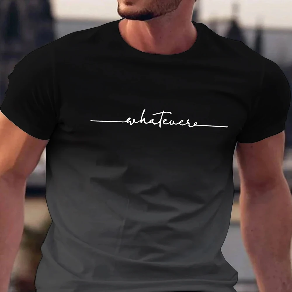Summer Men’s Clothing Whatever Print Short Sleeve Men Trend Products Sports Top Gym Tee Quick Dry T Shirt Male Gradient T shirts Men’s Clothing Men’s Fashion Men’s T-Shirts Summer Men's Clothing Whatever Print Short Sleeve Men Trend Products Sports Top Gym Tee Quick Dry T Shirt Male Gradient T shirts Men's Clothing Men's Fashion Men's T-Shirts KDBazar