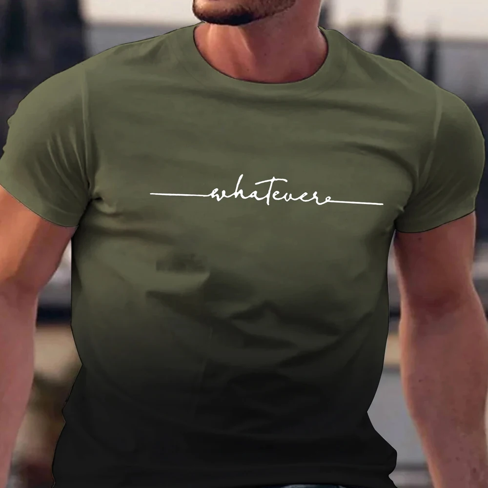 Summer Men’s Clothing Whatever Print Short Sleeve Men Trend Products Sports Top Gym Tee Quick Dry T Shirt Male Gradient T shirts Men’s Clothing Men’s Fashion Men’s T-Shirts Summer Men's Clothing Whatever Print Short Sleeve Men Trend Products Sports Top Gym Tee Quick Dry T Shirt Male Gradient T shirts Men's Clothing Men's Fashion Men's T-Shirts KDBazar