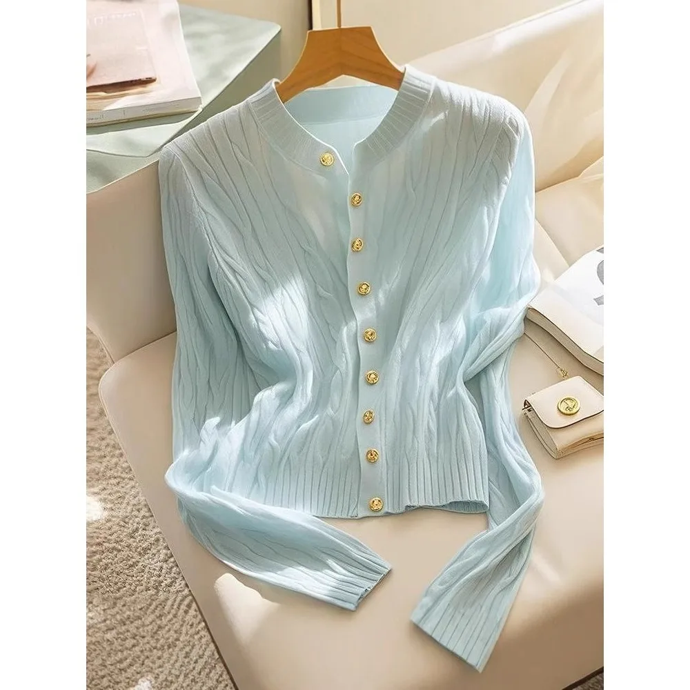 Thin V-Neck Cardigan for Women Cardigans Thin V-Neck Cardigan for Women Cardigans KDBazar