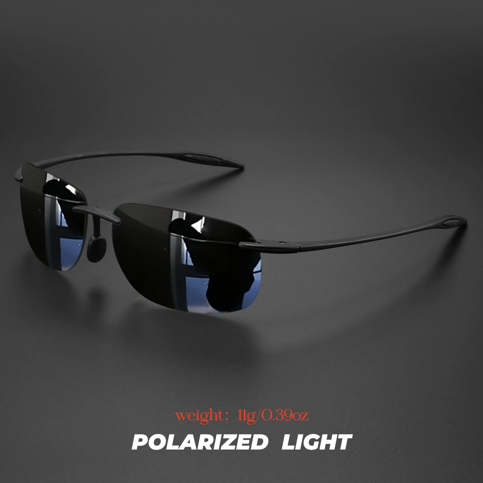 Ultra Light 11g TR90 Frameless Polarized Sunglasses – Flexible & Comfort Fit, Square Shape for Driving, Fishing, Outdoor Mens Sunglasses Ultra Light 11g TR90 Frameless Polarized Sunglasses - Flexible & Comfort Fit, Square Shape for Driving, Fishing, Outdoor Mens Sunglasses KDBazar