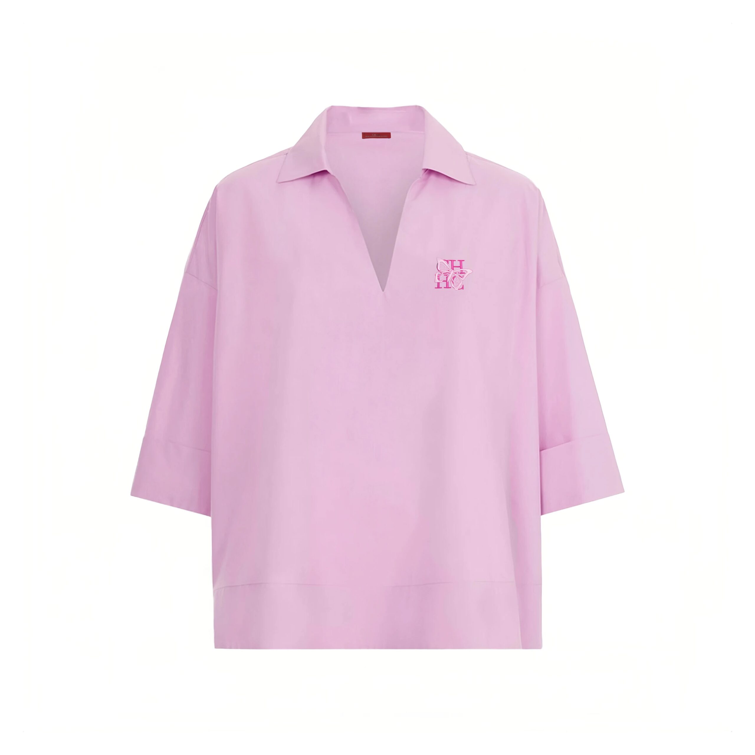 V-Neck Pullover Blouse for Women sleeve detail