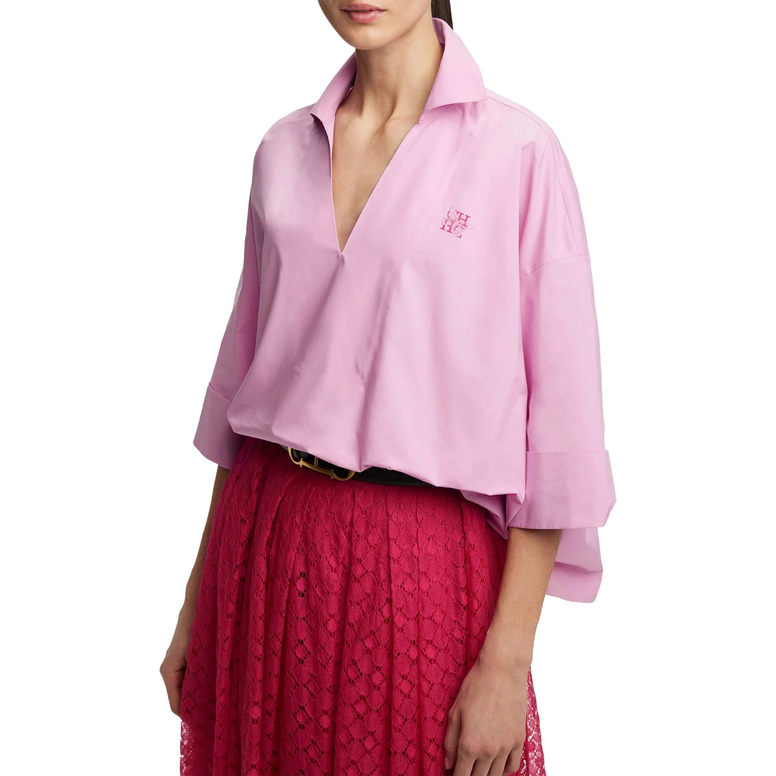 V-Neck Pullover Blouse for Women styled look