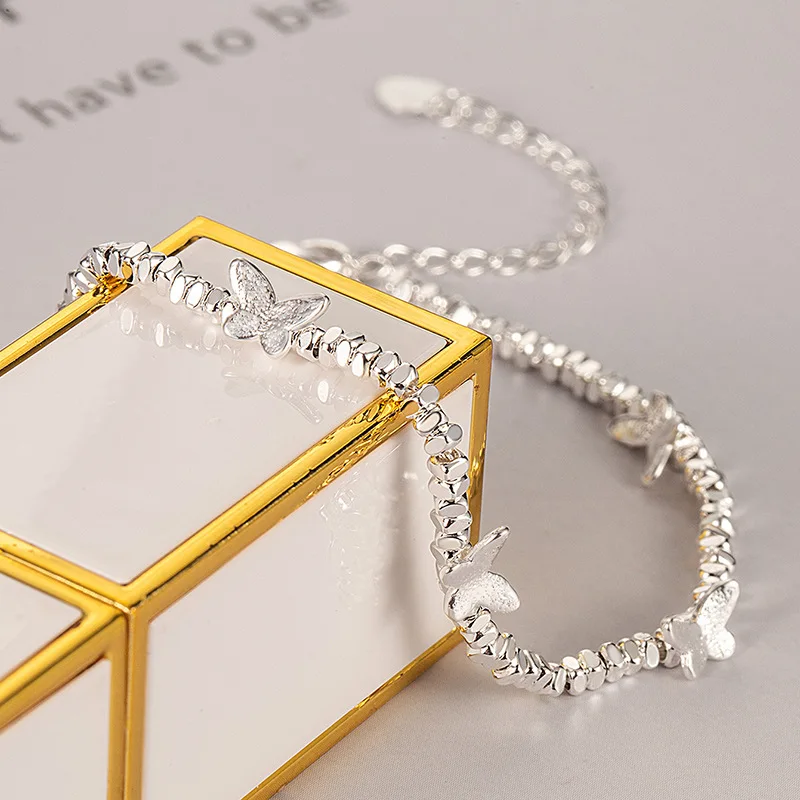 VENTFILLE 925 Sterling Silver Butterfly Bracelet for Girl Bead String Design Insect Fashion Versatile Jewelry Gift Dropshipping Bracelets and Bangles Jewelry & Watches VENTFILLE 925 Sterling Silver Butterfly Bracelet for Girl Bead String Design Insect Fashion Versatile Jewelry Gift Dropshipping Bracelets and Bangles Jewelry & Watches KDBazar