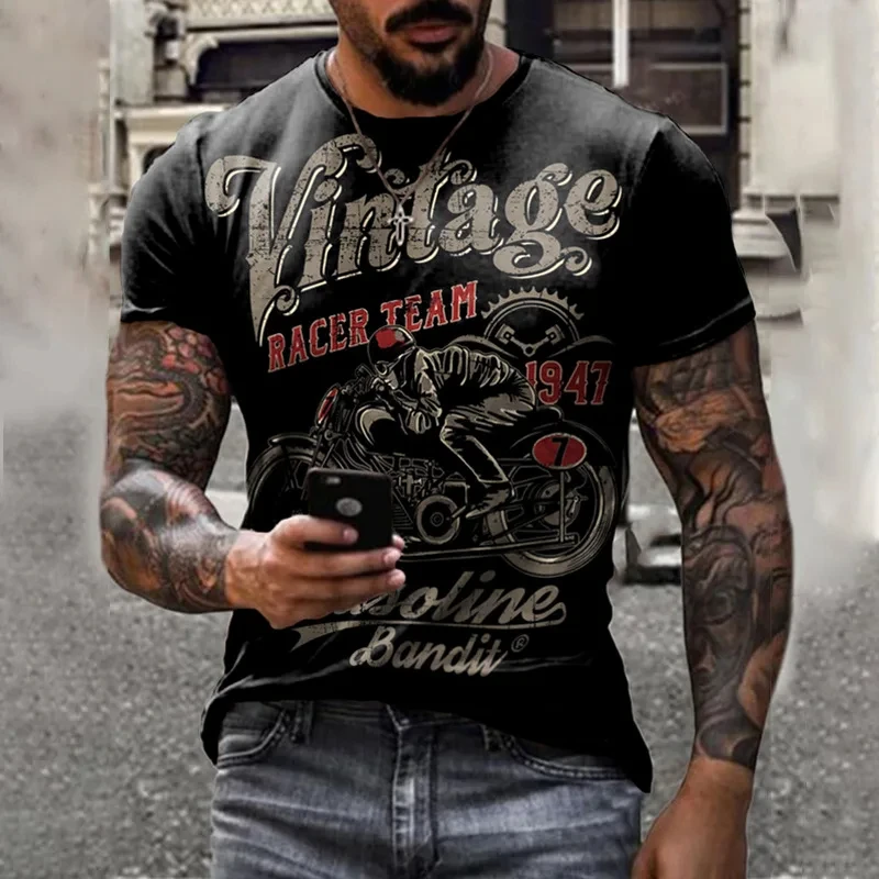 Vintage Classic Motorcycle Graphic T-Shirt for Men Men’s Clothing Men’s Fashion Men’s Trendy T-Shirts Vintage Classic Motorcycle Graphic T-Shirt for Men Men's Clothing Men's Fashion Men's Trendy T-Shirts KDBazar