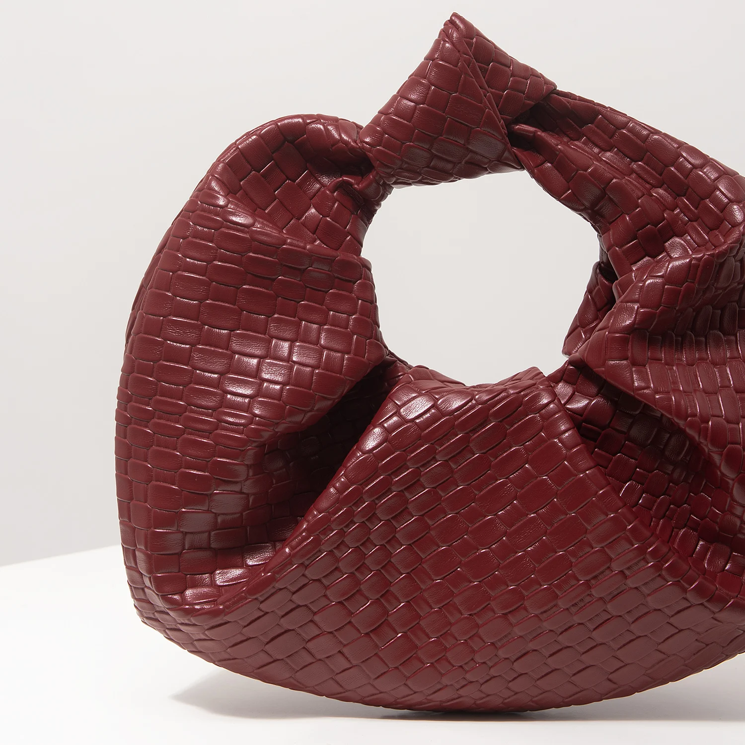 evening clutch bag for women in burgundy