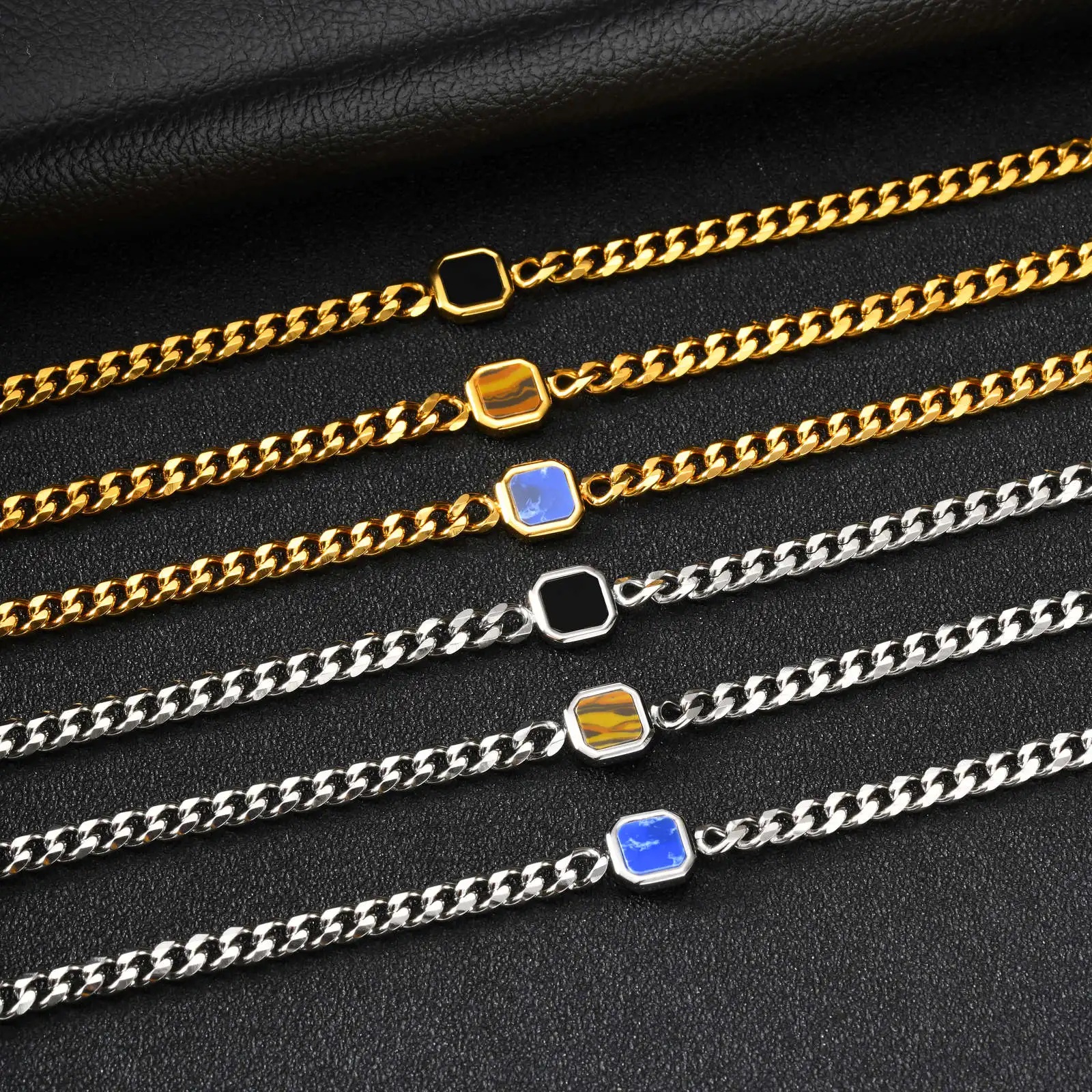 Vnox 5/7mm Width Adjustable Chain Bracelet for Men, Stainless Steel Acrylic Six-Sided Polished Jewelry Gift for Husband Son Him Bracelets and Bangles Jewelry & Watches Vnox 5/7mm Width Adjustable Chain Bracelet for Men, Stainless Steel Acrylic Six-Sided Polished Jewelry Gift for Husband Son Him Bracelets and Bangles Jewelry & Watches KDBazar
