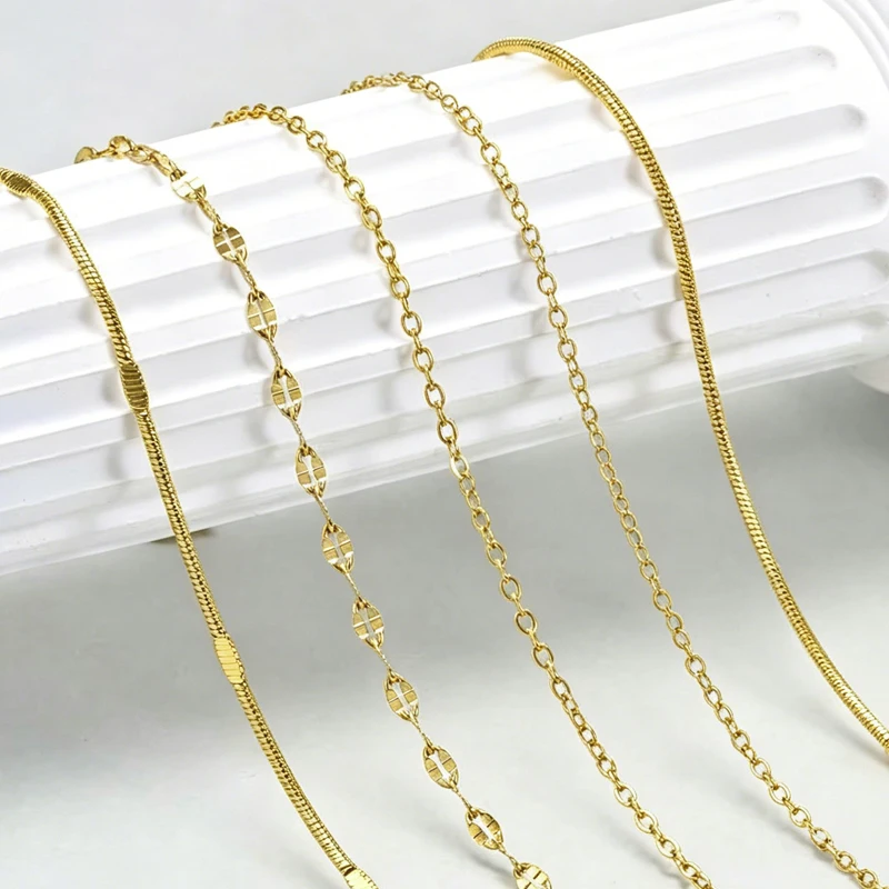 Gold plated fringe chain anklet bracelet