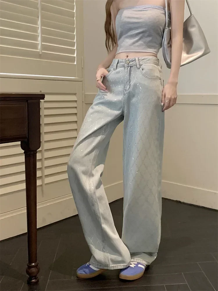 Women Blue Baggy Plaid Jeans Vintage Y2k Cowboy Pants Harajuku Aesthetic Denim Trousers Trashy Japanese 2000s Style Clothes 2024 Jeans, Pants & Skirts Trousers Women’s Fashion Women Blue Baggy Plaid Jeans Vintage Y2k Cowboy Pants Harajuku Aesthetic Denim Trousers Trashy Japanese 2000s Style Clothes 2024 Jeans, Pants & Skirts Trousers Women's Fashion KDBazar