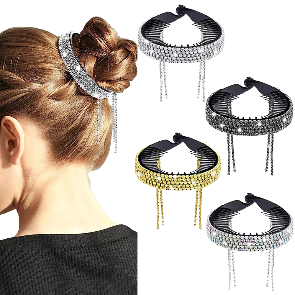 Women Elegant Luxury Rhinestone Tassel Ponytail Hair Claws Hair Clips Barrettes Hairpin Headband Fashion Hair Accessories Clothing & Accessories Hair Accessories Women’s Fashion Women Elegant Luxury Rhinestone Tassel Ponytail Hair Claws Hair Clips Barrettes Hairpin Headband Fashion Hair Accessories Clothing & Accessories Hair Accessories Women's Fashion KDBazar