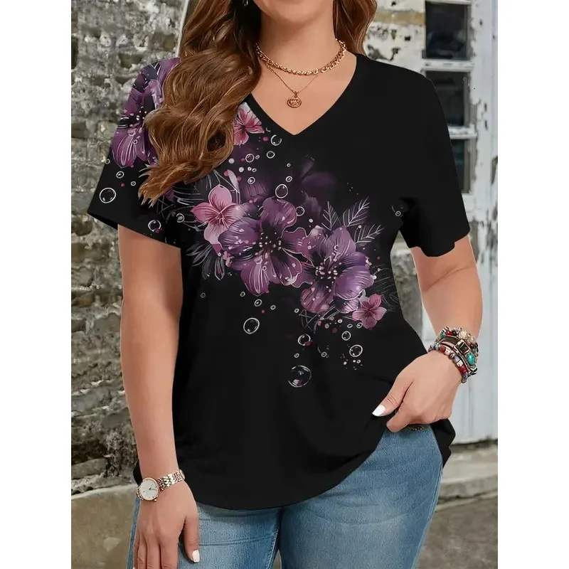 Women’s Ethnic Floral 3D Print T-Shirt Short-Sleeved V-Neck Y2k Harajuku Style Casual Comfortable Fit Summer Top Women Clothing Fashion Women’s Fashion Women’s T-Shirts Women's Ethnic Floral 3D Print T-Shirt Short-Sleeved V-Neck Y2k Harajuku Style Casual Comfortable Fit Summer Top Women Clothing Fashion Women's Fashion Women's T-Shirts KDBazar