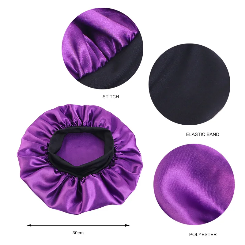Women’s Satin Solid Bonnets Wide-brimmed Night Sleeping Bathing Hat Unisex Head Wrap Elastic Band Cap Hair Care Bonnet Clothing & Accessories Hair Accessories Women’s Fashion Women's Satin Solid Bonnets Wide-brimmed Night Sleeping Bathing Hat Unisex Head Wrap Elastic Band Cap Hair Care Bonnet Clothing & Accessories Hair Accessories Women's Fashion KDBazar