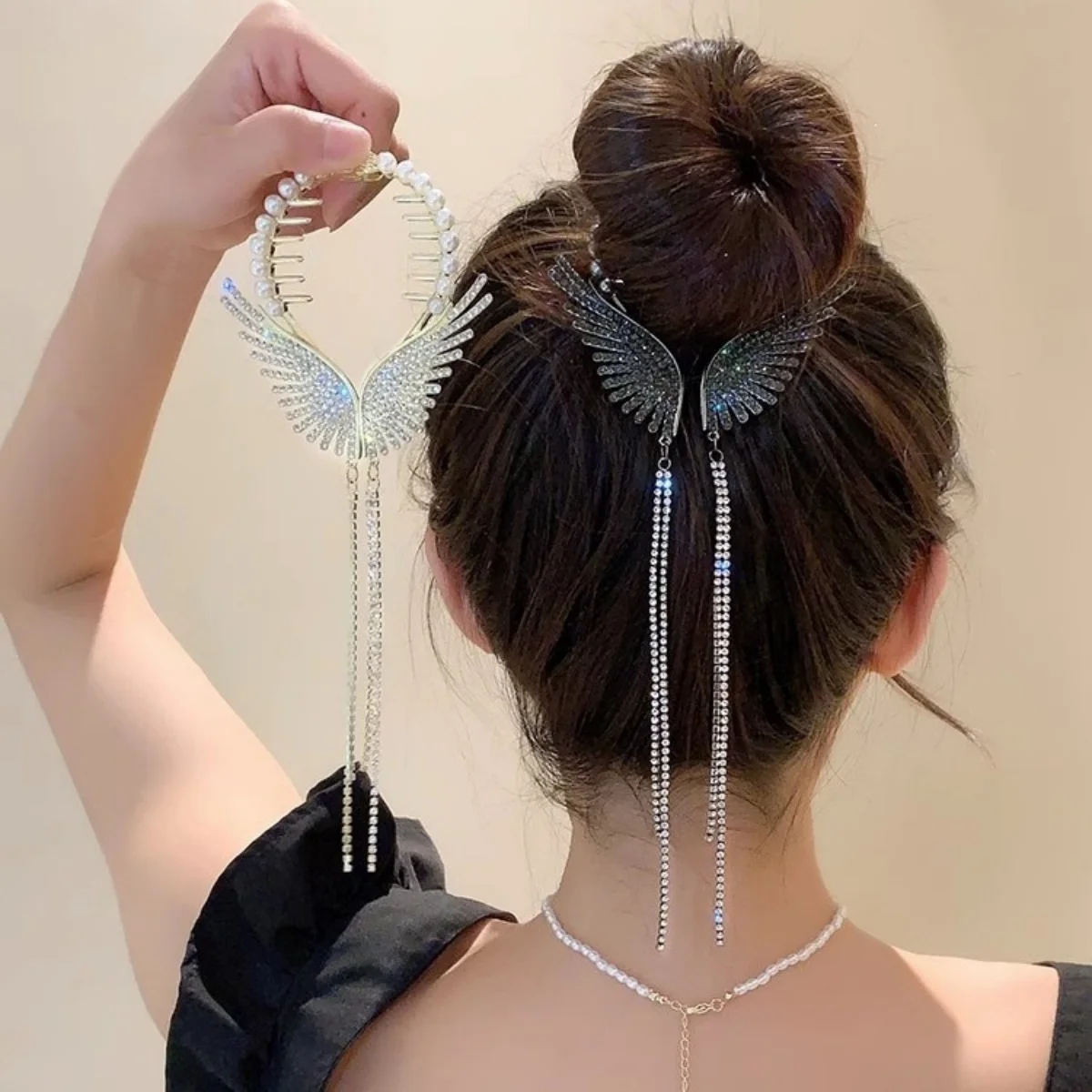 Women’s Tassel Rhinestone Hair Clip Exquisite Glitter Maruko Headband Hair Clip 2025 Valentine’s Day Gift For Girlfriend Wife Clothing & Accessories Hair Accessories Women’s Fashion Women's Tassel Rhinestone Hair Clip Exquisite Glitter Maruko Headband Hair Clip 2025 Valentine's Day Gift For Girlfriend Wife Clothing & Accessories Hair Accessories Women's Fashion KDBazar