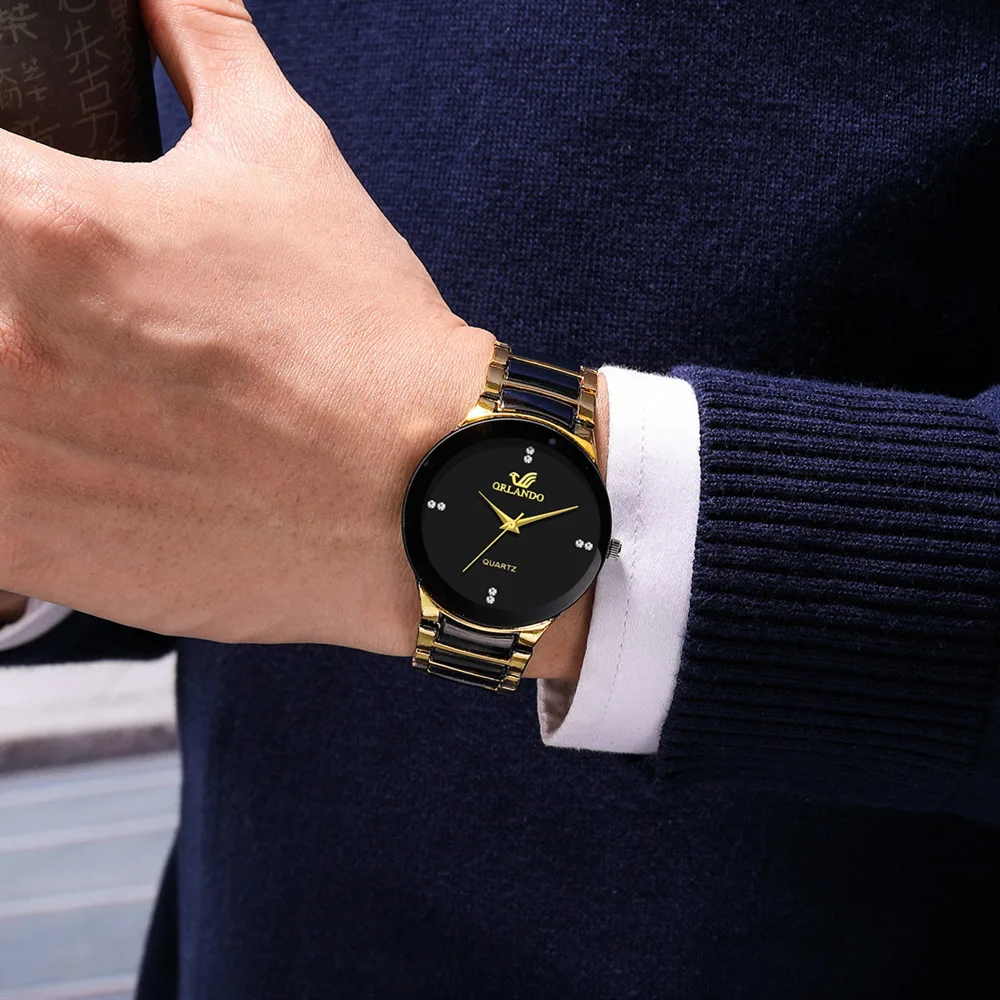 hot sale black dial steel quartz men business watch Jewelry & Watches Mens Watches hot sale black dial steel quartz men business watch Jewelry & Watches Mens Watches KDBazar