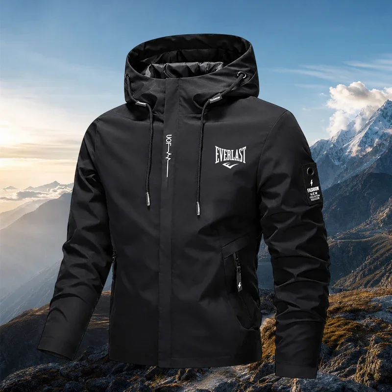 Men’s Lightweight Hooded Hiking Jacket 2026 Solid Color Breathable Wear-Resistant Outdoor Casual Daily Wear Men's Lightweight Hooded Hiking Jacket 2026 Solid Color Breathable Wear-Resistant Outdoor Casual Daily Wear Leduntino Jackets & Coats Men's Coats & Jackets Men's Fashion KDBazar