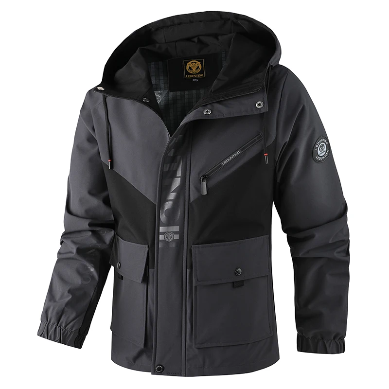 Oversized tactical jacket blue colorway