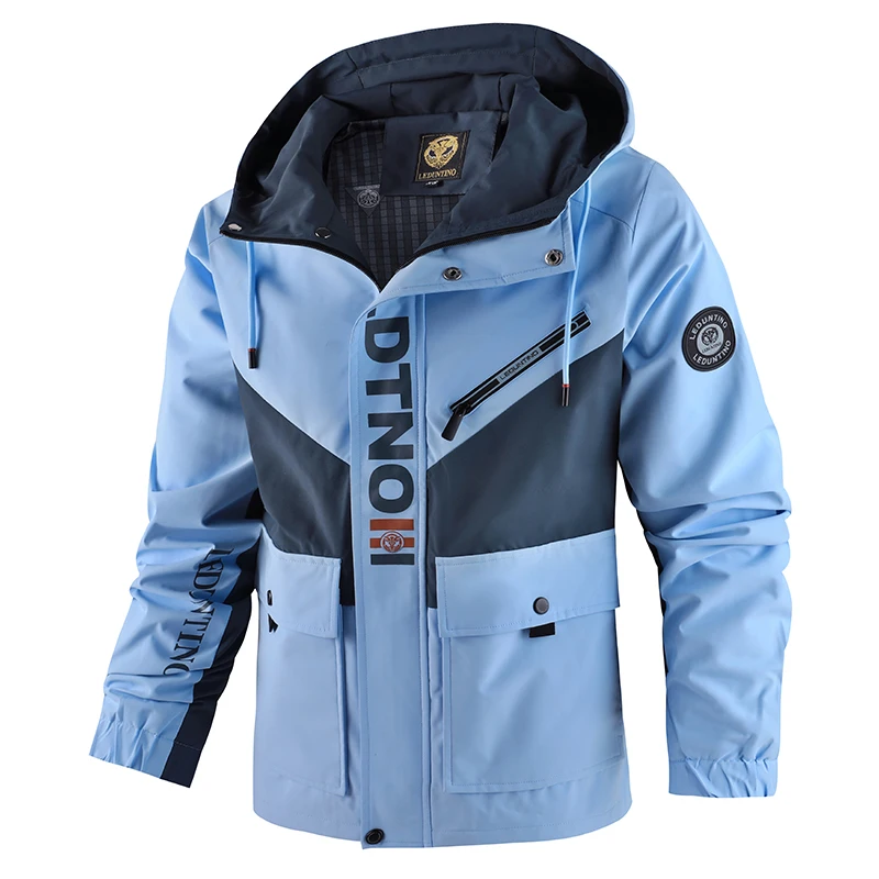 Oversized Color-Block Tactical Jacket – Waterproof, Brand Logo Multi-Pocket, Heavy-Duty for Outdoor Exploration & Daily Fashion Oversized Color-Block Tactical Jacket - Waterproof, Brand Logo Multi-Pocket, Heavy-Duty for Outdoor Exploration & Daily Fashion Leduntino Jackets & Coats Men's Coats & Jackets Men's Fashion KDBazar
