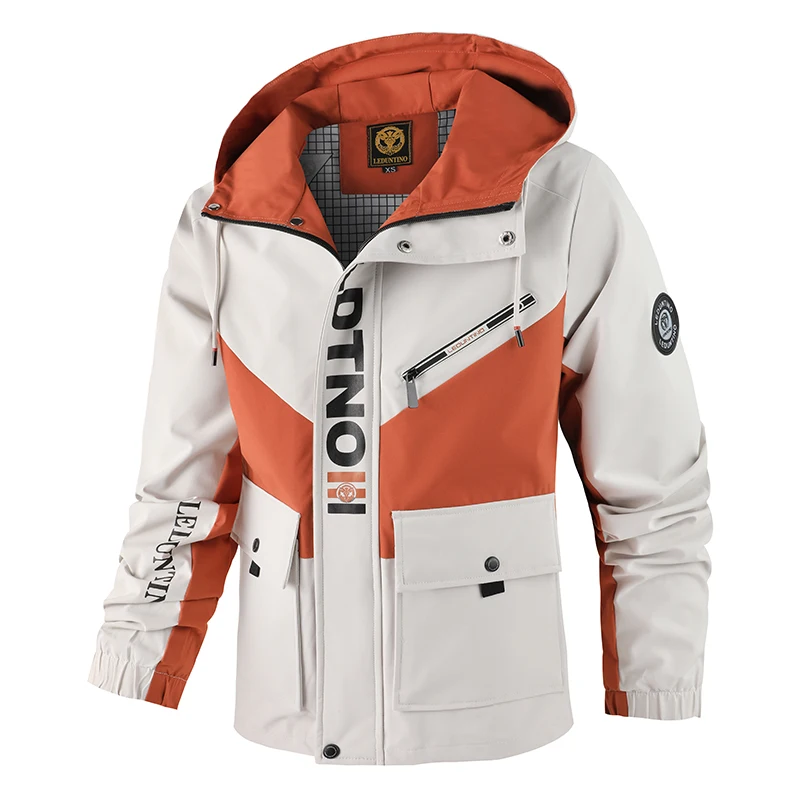 Oversized Color-Block Tactical Jacket – Waterproof, Brand Logo Multi-Pocket, Heavy-Duty for Outdoor Exploration & Daily Fashion Oversized Color-Block Tactical Jacket - Waterproof, Brand Logo Multi-Pocket, Heavy-Duty for Outdoor Exploration & Daily Fashion Leduntino Jackets & Coats Men's Coats & Jackets Men's Fashion KDBazar
